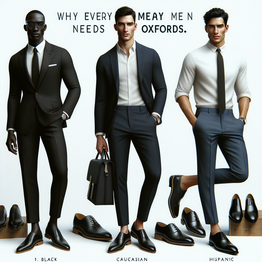 Why Every Man Needs Black Oxfords